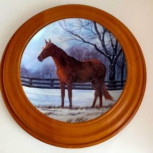 Winter Pasture by The Danbury Mint 1992. The Donald W.Patterson Plate Collection